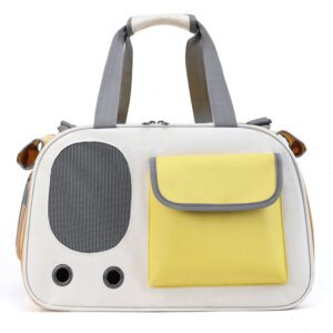 yellow pet backpack carrier