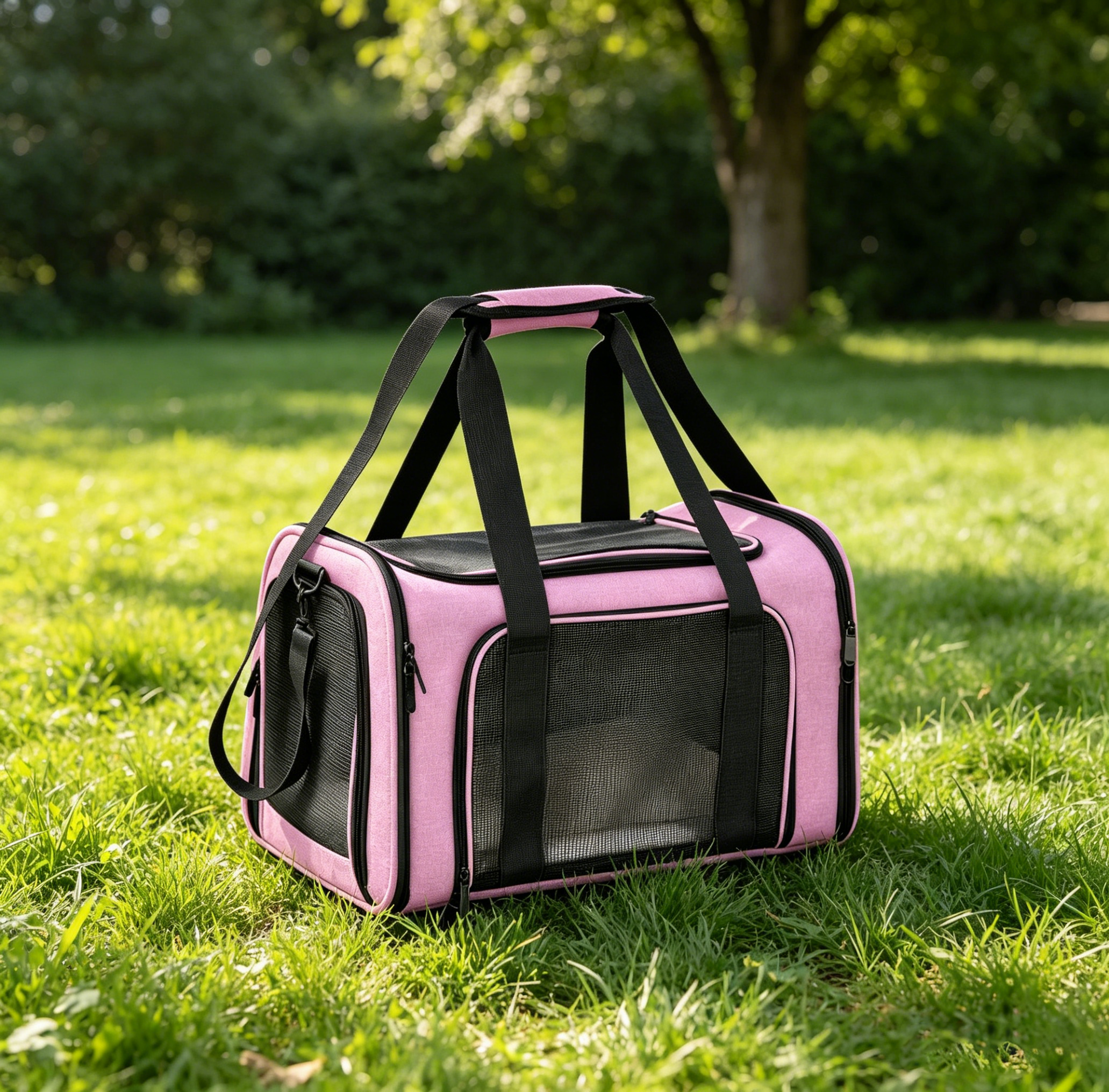pink foldable pet carrier bag pink foldable pet carrier bag