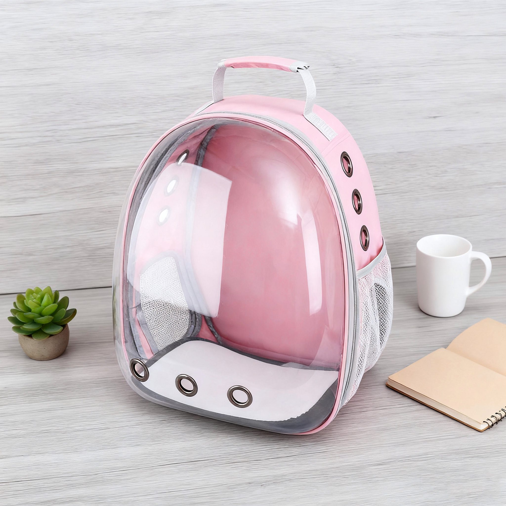 blue space capsule pet backpack blue space capsule pet backpack